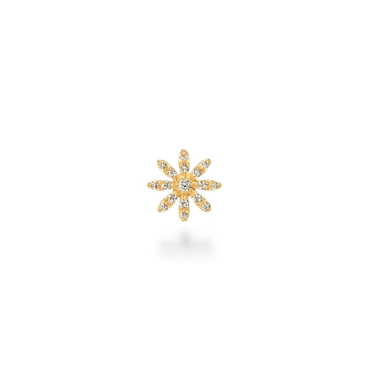 Boucle d'oreille full bloom pavé