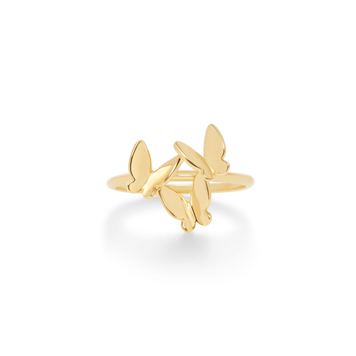 Bague papillon brillant