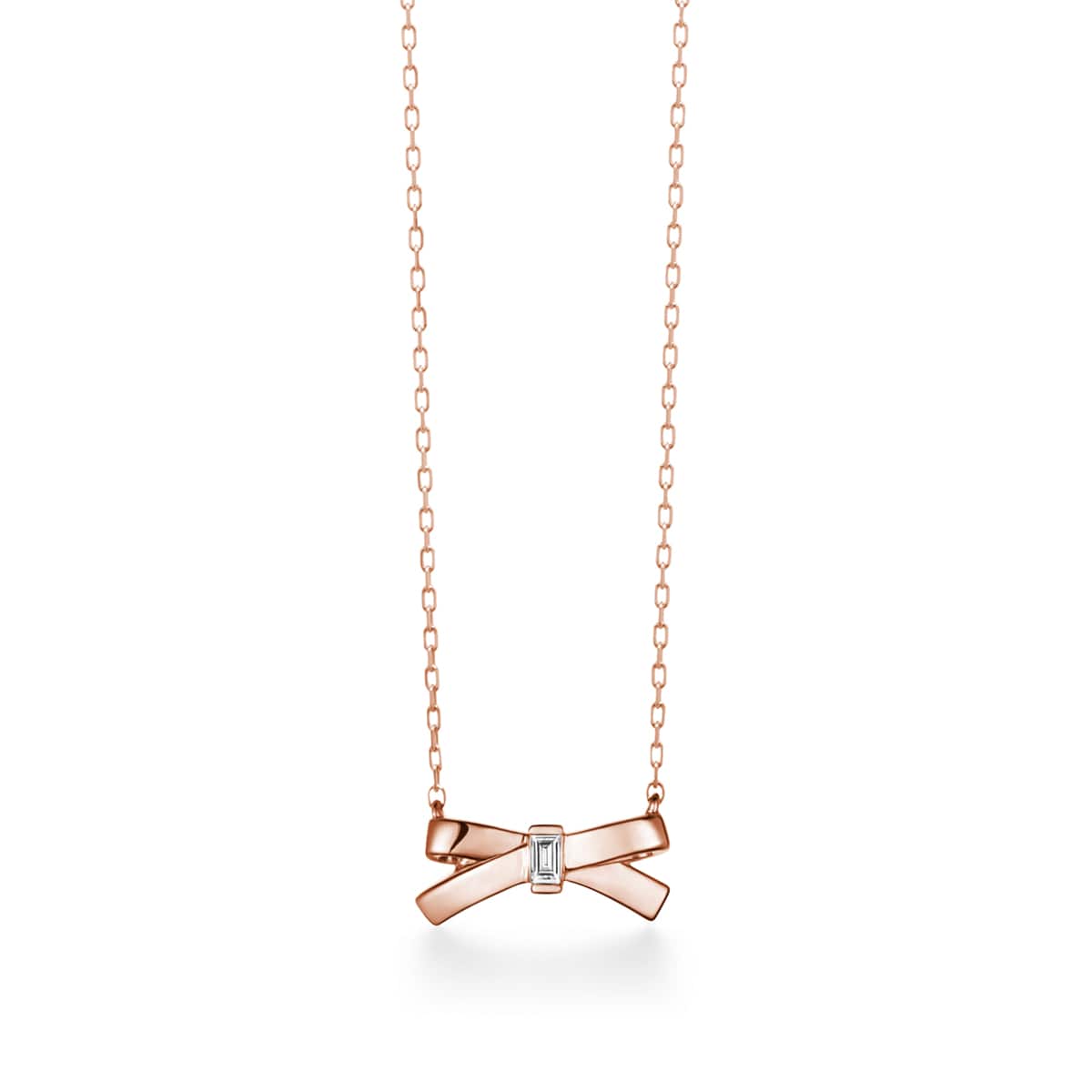 petit ruban rose 項鍊