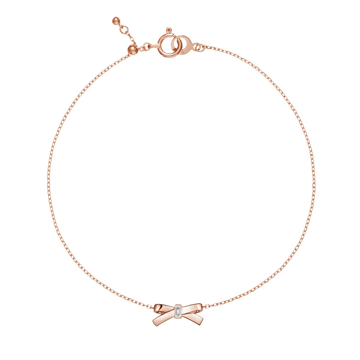 petit ruban rose 手環