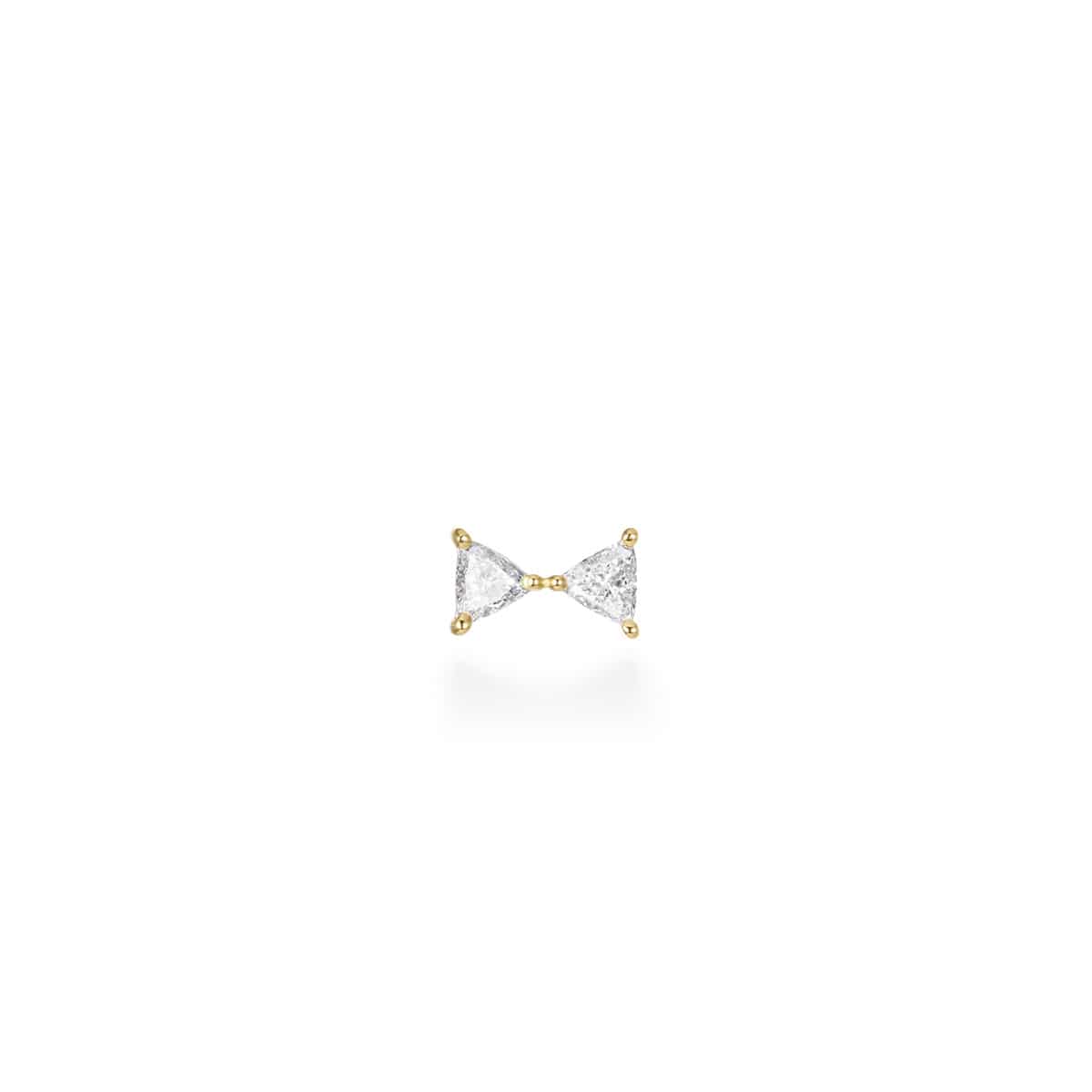 cerf-volant diamond earring