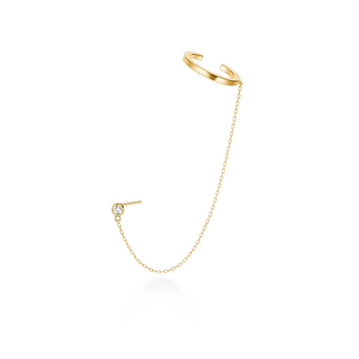 nudity chain ear cuff earring
