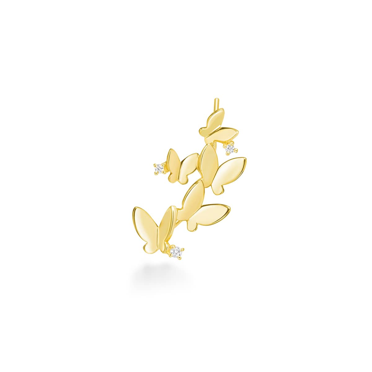 papillon brillant ensemble earring
