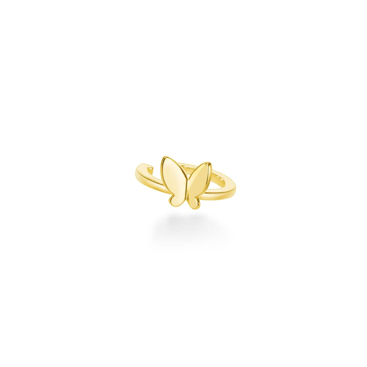 Clip d'oreille un papillon brillant