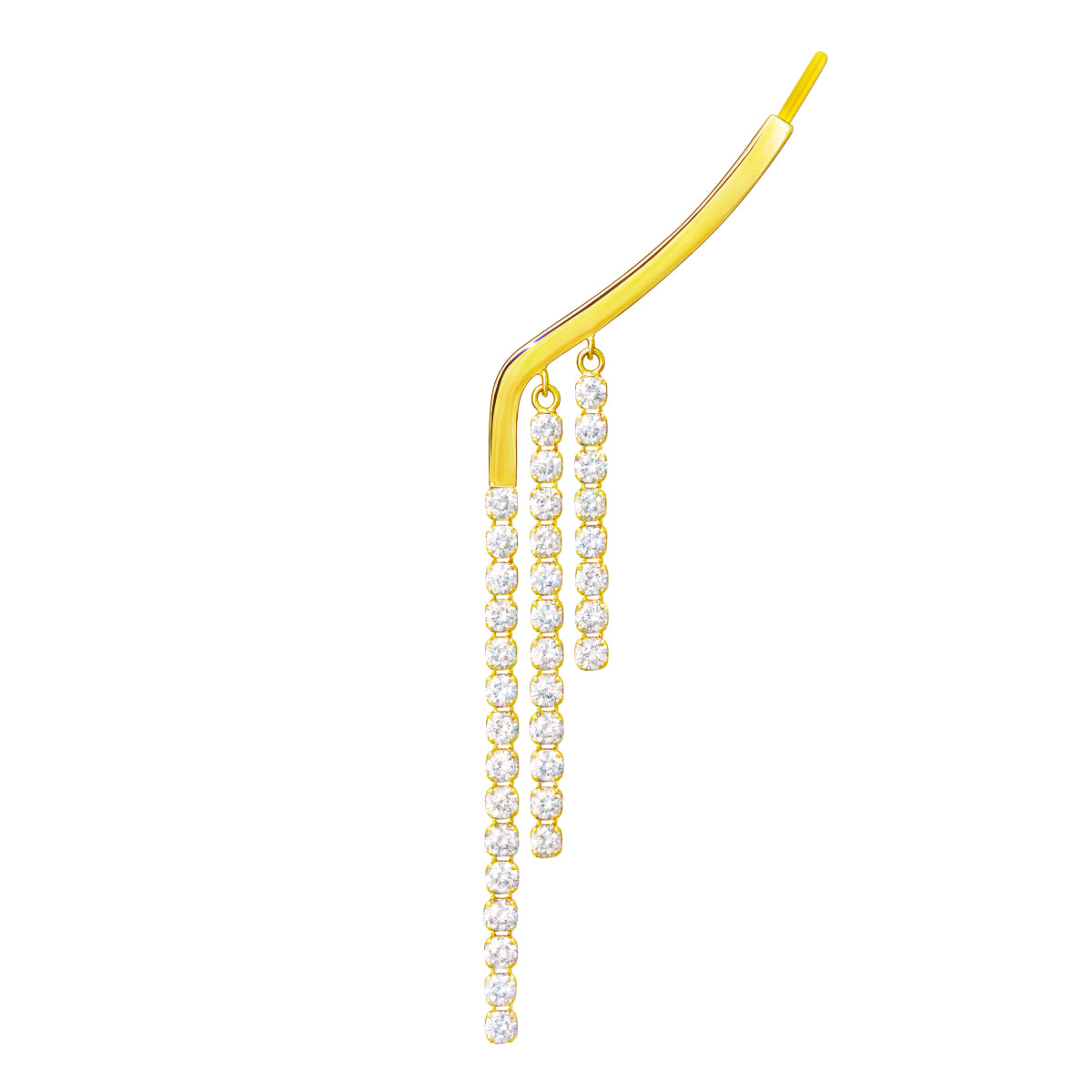 chandelier flow earring