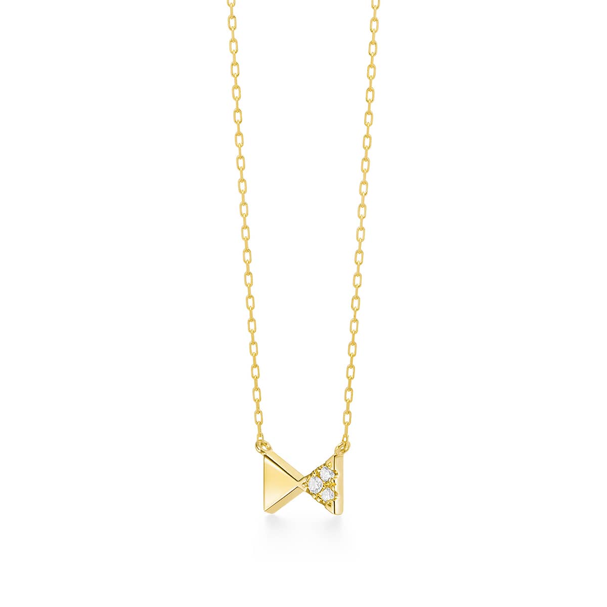 cerf-volant pavé combination necklace
