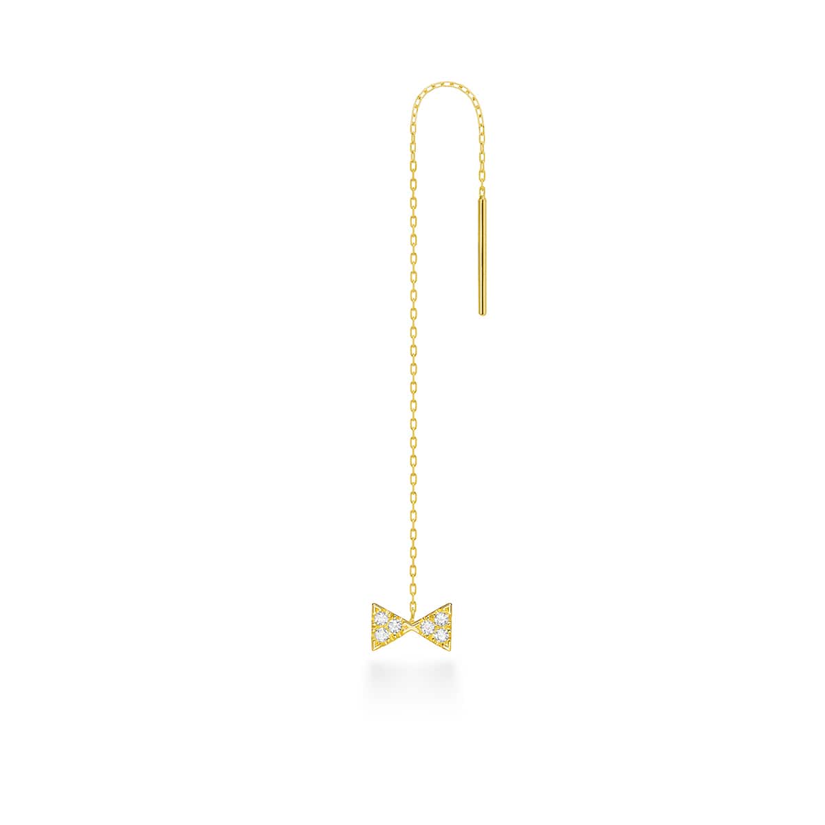 cerf-volant pavé chain earring
