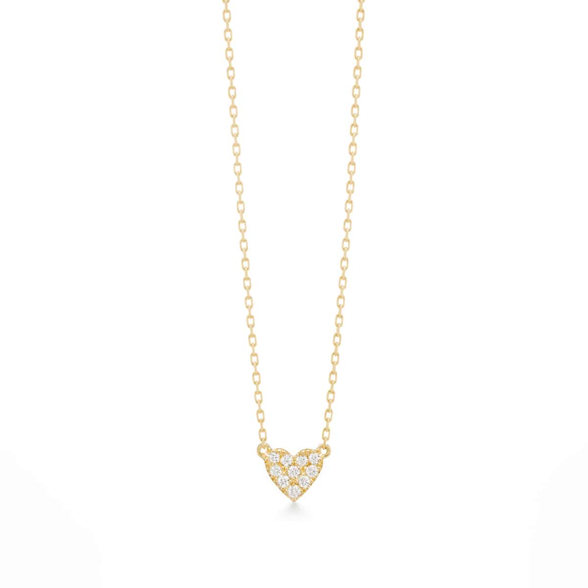 heart pavé 項鍊