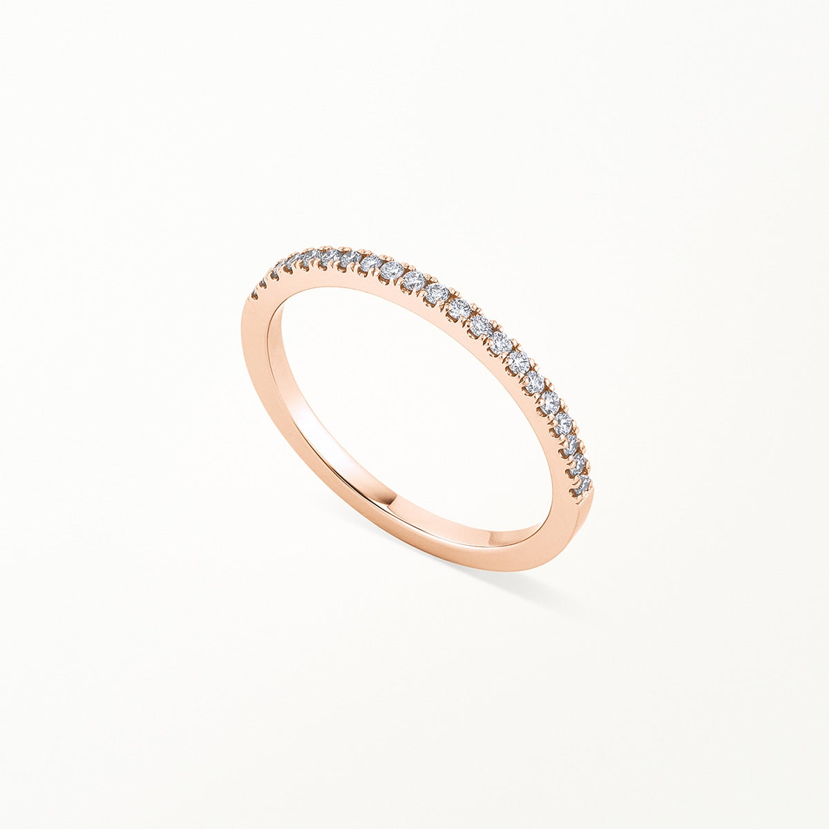 tina 戒指(半圈鑲鑽/1.5mm)