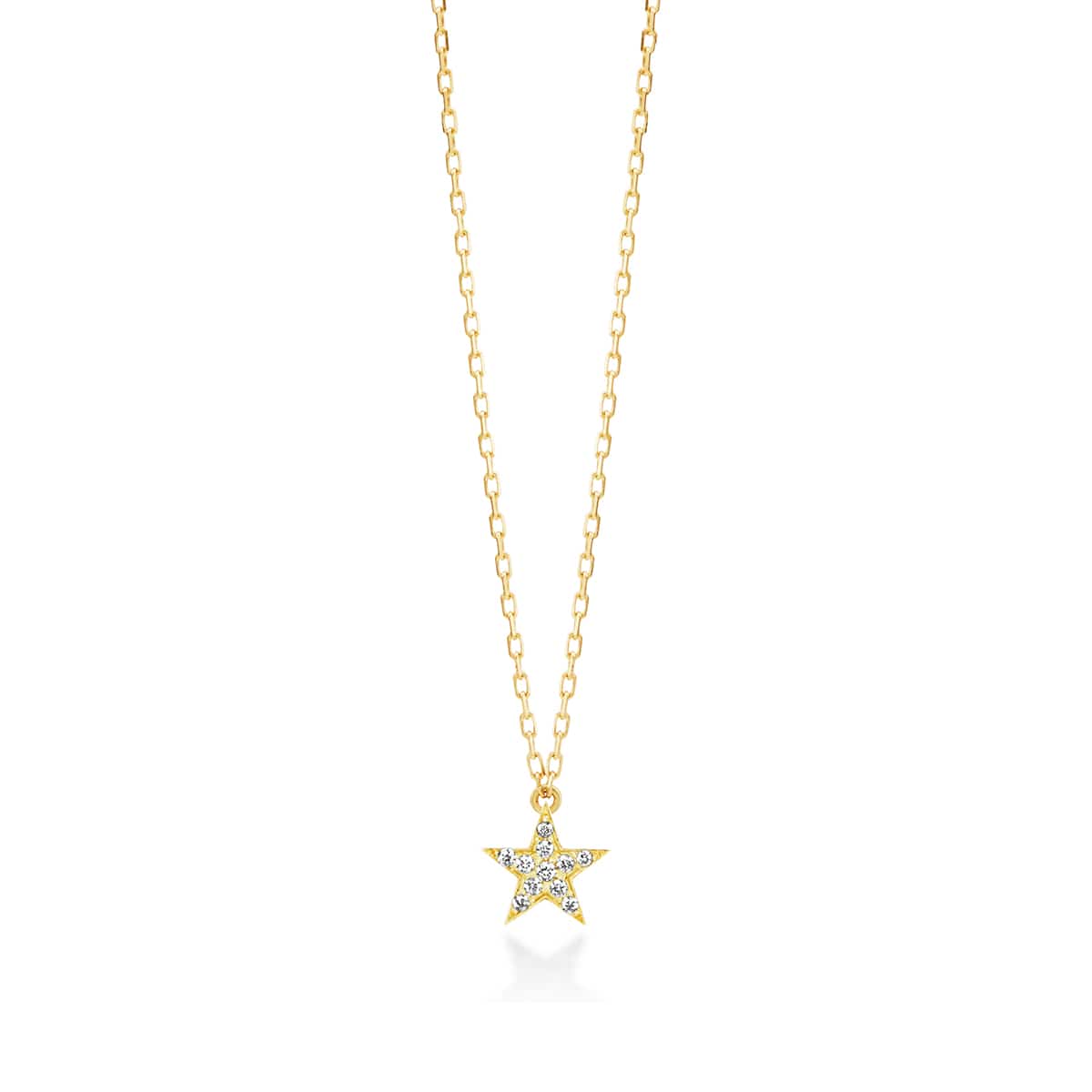 étoile pavé 項鍊 (0.03克拉)