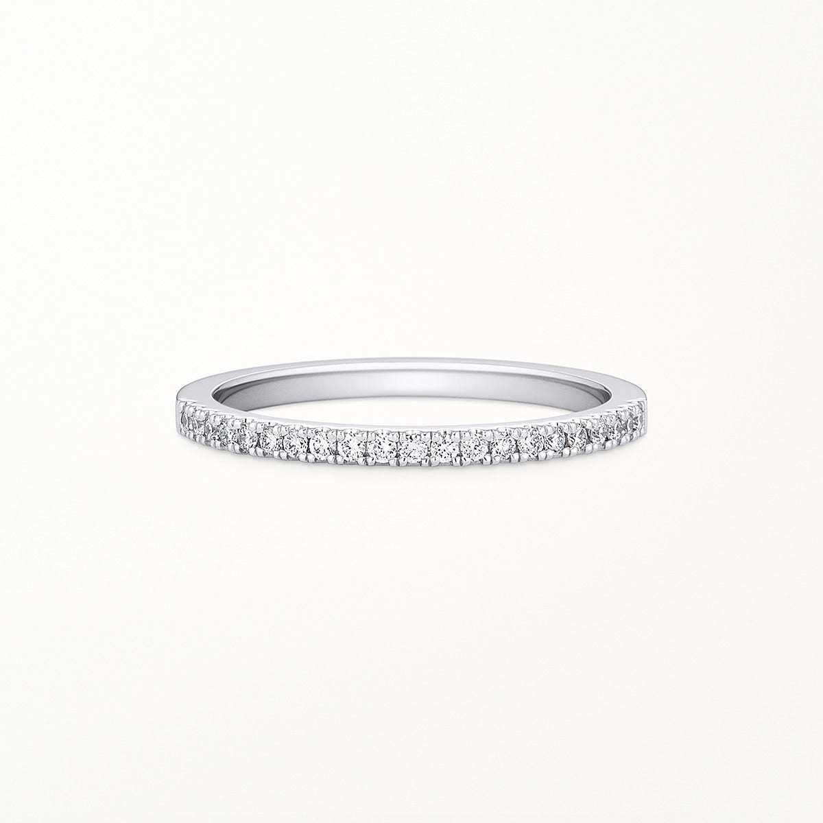 tina 戒指(半圈鑲鑽/1.5mm)