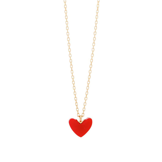 thiran heart 項鍊(紅色)