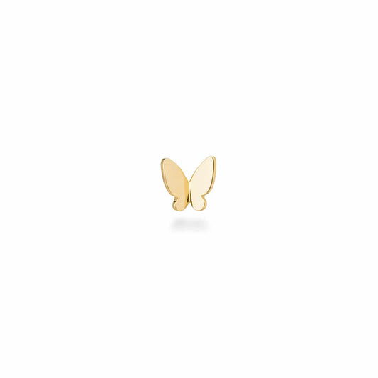 Boucle d'oreille un papillon brillant