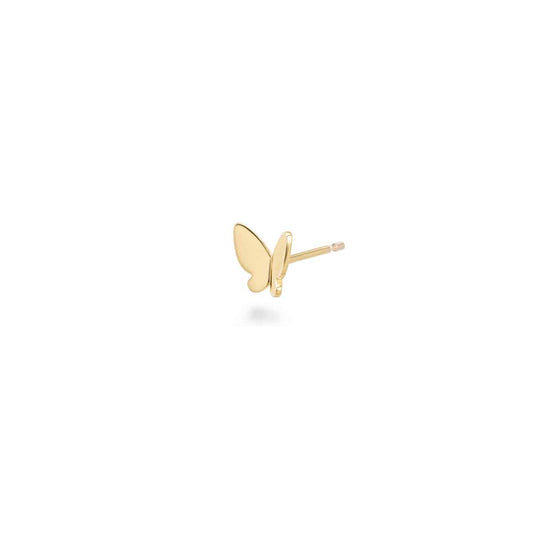 Boucle d'oreille un papillon brillant