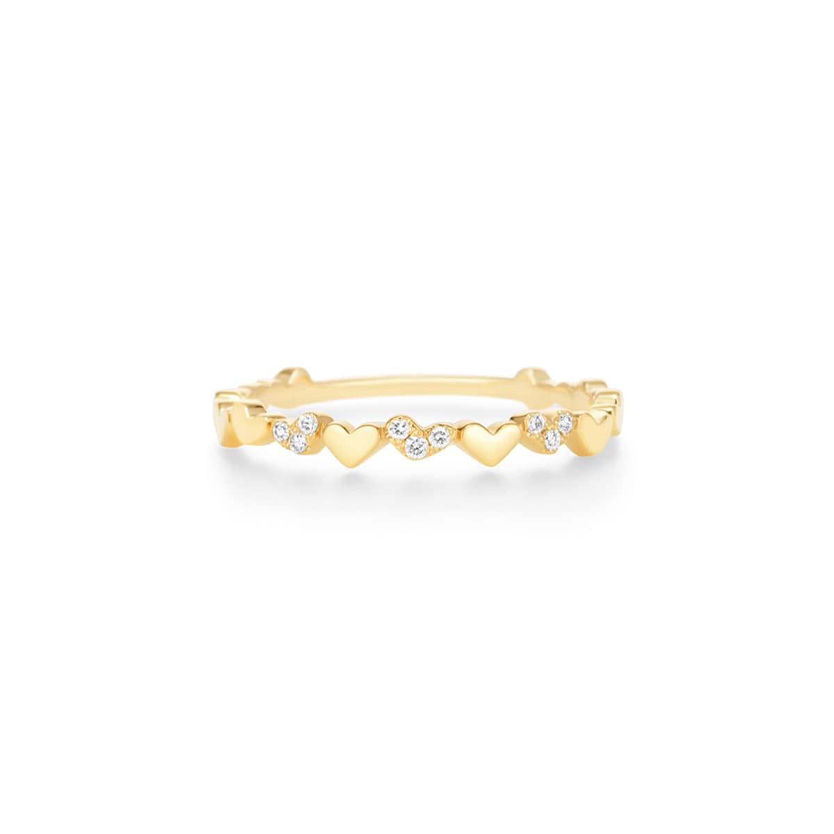 anne heart pavé 戒指