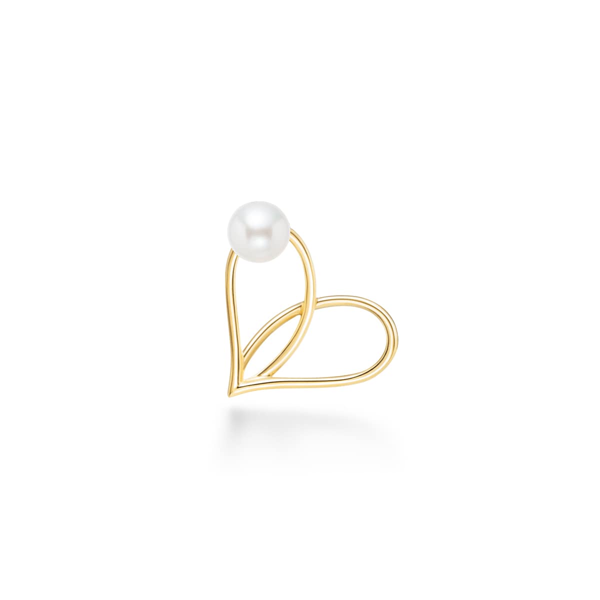 Boucle d'oreille fil rouge pearl