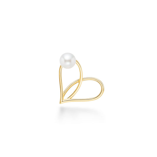 Boucle d'oreille fil rouge pearl