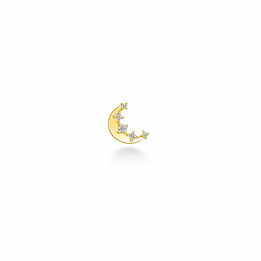 Boucle d'oreille lunaire