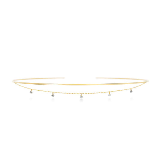 bindu chain diamond choker