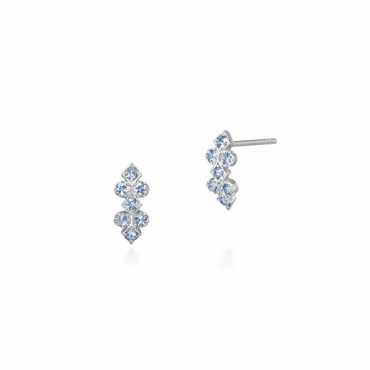 florente earrings (blue sapphire)