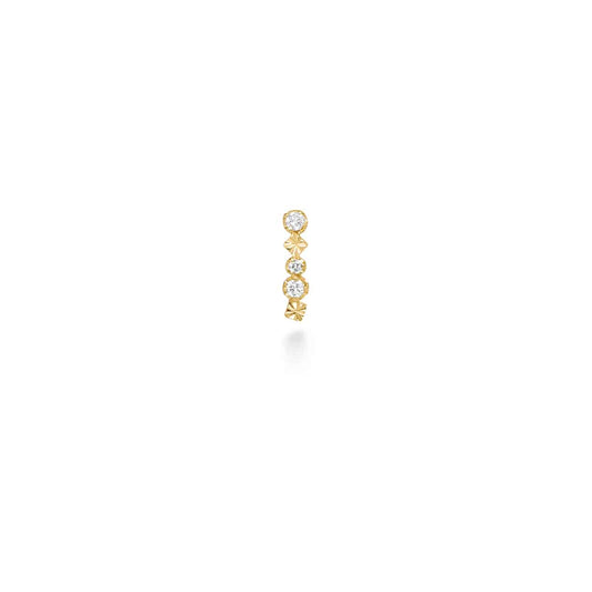 Boucle d'oreille givre