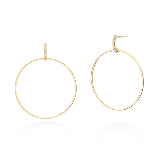 Boucles d'oreilles tina hoop sway