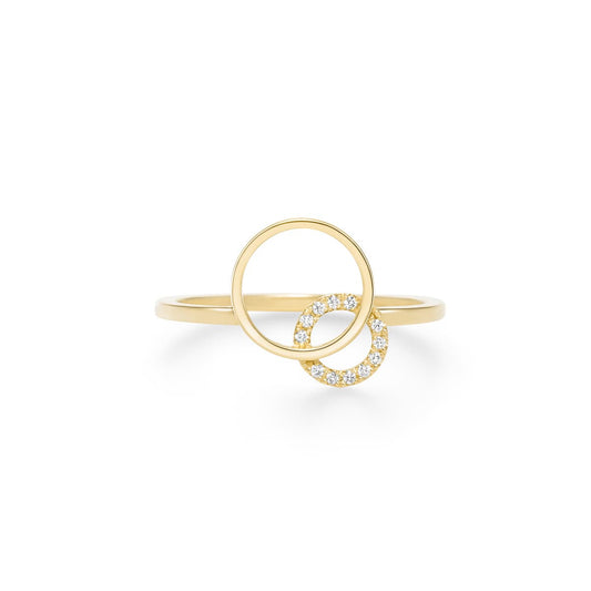 Bague tina aureole