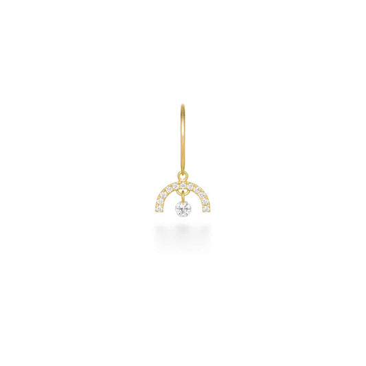 bindu arch diamond earring
