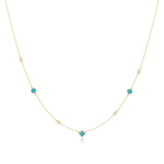 nudity grand turquoise 項鍊