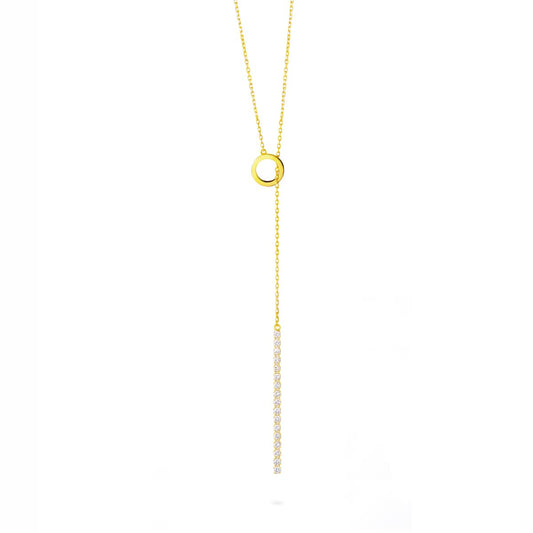chandelier lariat necklace