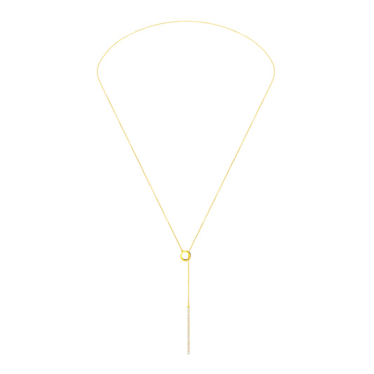 chandelier lariat necklace