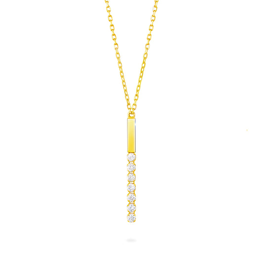 chandelier line necklace