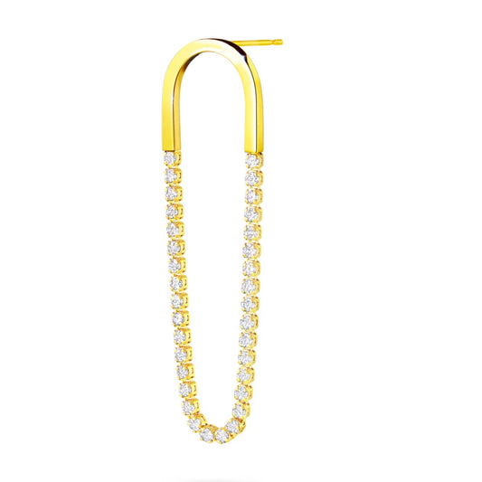 chandelier loop earring