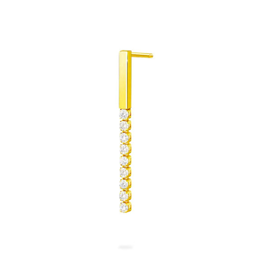 chandelier line short earring