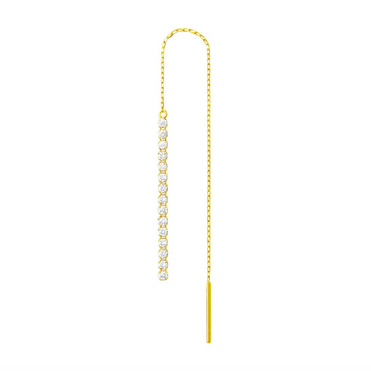 chandelier swing chain earring