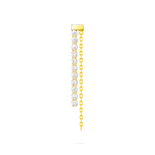 chandelier line combination earring