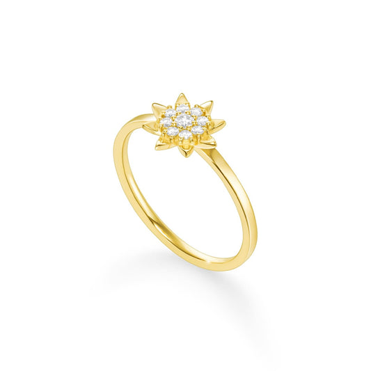 Bague petit soleil diamond