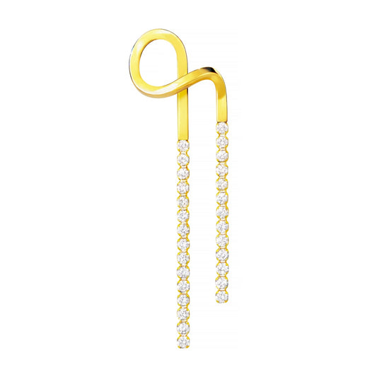 chandelier flow loop earring