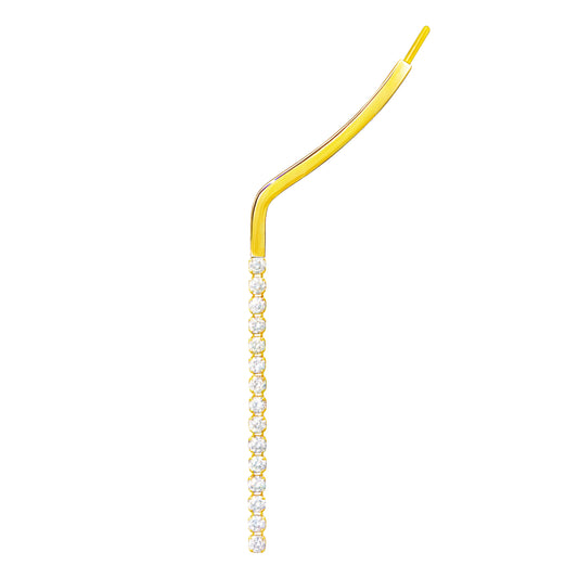 chandelier flow line earring