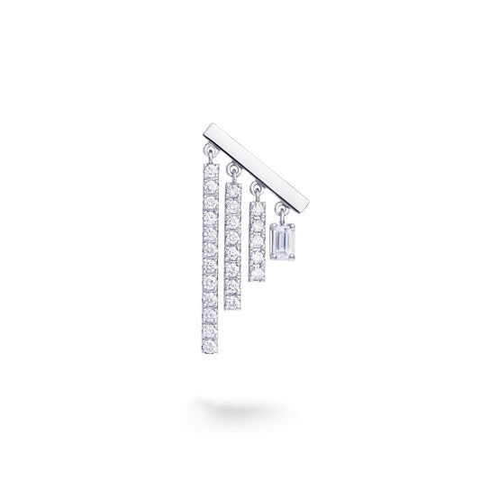 chandelier baguette earring