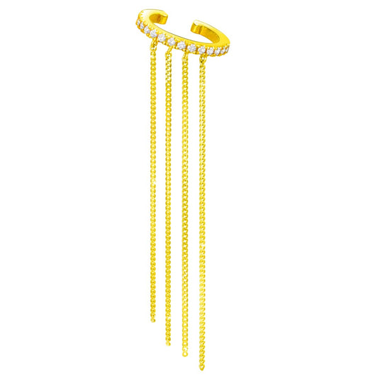 chandelier chain ear cuff