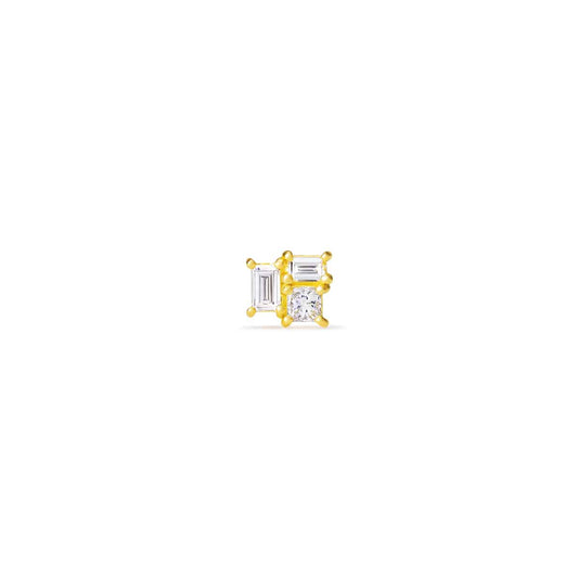 Boucles d'oreilles mosaic lueur