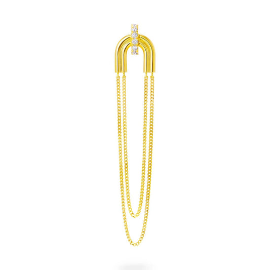 chandelier chain arch earring