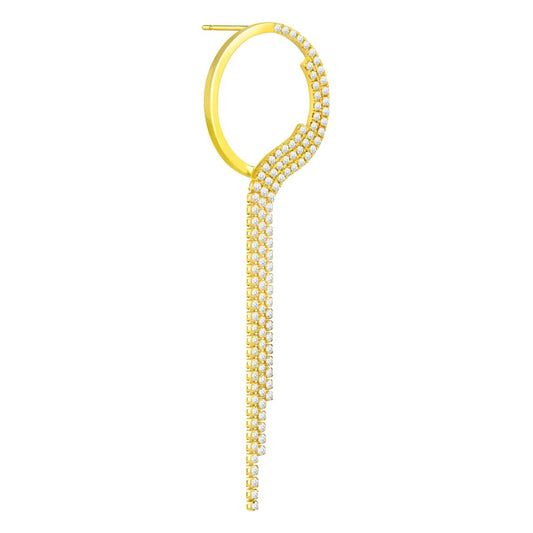 chandelier circle grand earring