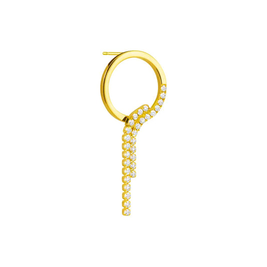 chandelier circle earring