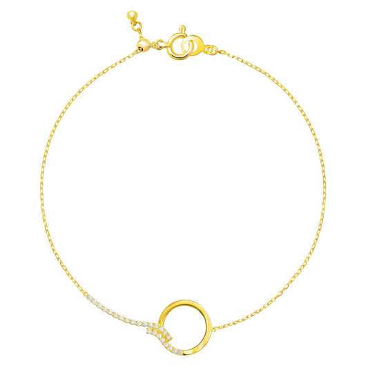 chandelier circle bracelet
