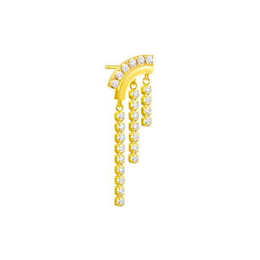 chandelier arc earring