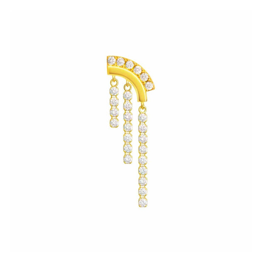 chandelier arc earring