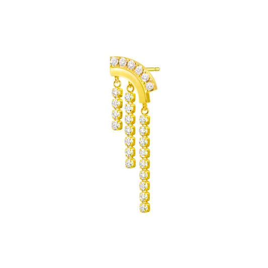 chandelier arc earring