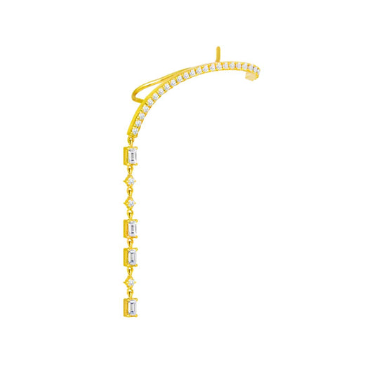 chandelier sway grace line earring